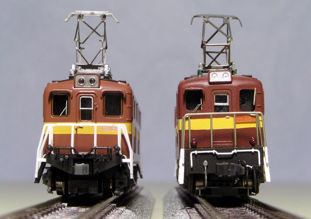 三岐鉄道ED45形電気機関車（ED451タイプ＋ED453タイプ）重連セットスケールNゲージ